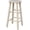 24"H, variant on Round Top Bar Stool, 18-Inch Seat Height, Solid Parawood, Unfinished