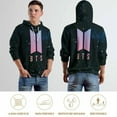 thumbnail image 6 of Kpop BTS Hoodie Unisex 3d Novelty Hoodies Graphic Hoodies Pullover Sweatshirts For Men Women Teen 2XL, 6 of 7