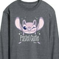 thumbnail image 3 of Disney - Lilo & Stitch - Angel's A Pastel Cutie - Men's Long Sleeve T-Shirt, 3 of 5