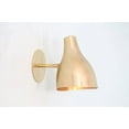 thumbnail image 3 of 1 light Short Wall Mid Century Modern Raw Brass Sputnik chandelier light Fixture, 3 of 9