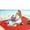 Red, variant on Sandproof Beach Blanket, 78.7x55.1 Inch Large Picnic Mat for 2-3 Adults, Quick-Dry Polyester with Corner Pockets & Anchors, Foldable Compact Travel Blanket for Beach, Camping