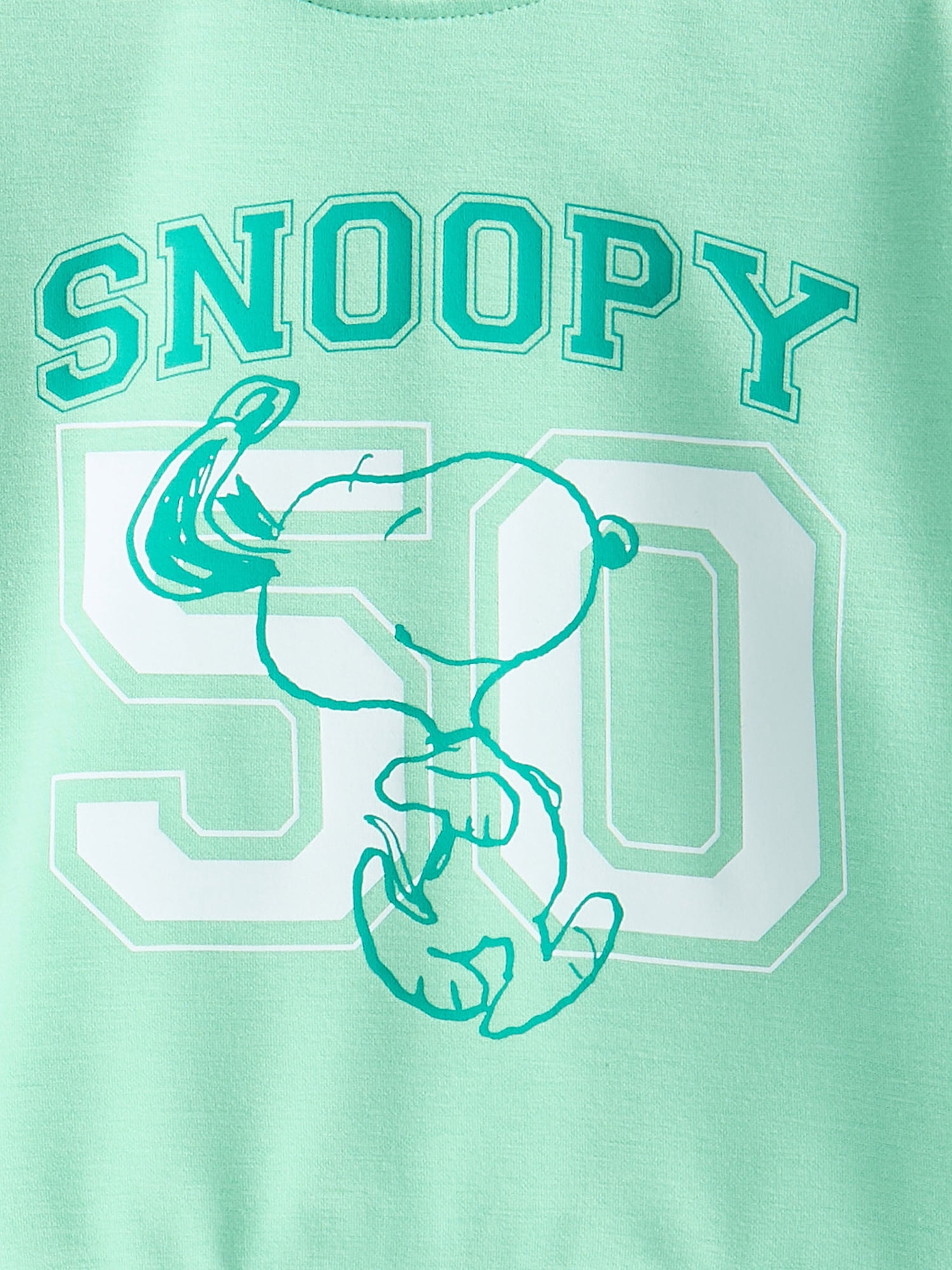 Snoopy Toddler & Big Girls Active Graphic Sweatshirt with Long Sleeves, Sizes 12M-12