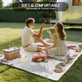 thumbnail image 5 of Fsddascl Grey Christmas Outdoor Rug for Patio/Deck/Porch, Non-Slip Large Area Rug 5 x 8 Ft, Xmas Snowman Tree Snowflake Birds Indoor Outdoor Rugs Washable Area Rugs, Camping Rug Carpet Runner, 5 of 5