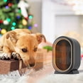 thumbnail image 5 of Värmefläkt för hundkoja, elektrisk husdjursvärmare vinter med 2 lägen termostat, för utomhus hönshus inomhus kaniner katter bärbar växthusvärmare, 5 of 5