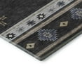 thumbnail image 4 of Addison Rugs Mayfield Washable Southwest Aztec Midnight Round Rug, 8' x 8', 4 of 5