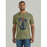 Wrangler Men's Graphic Deep Lichen Green Shirt 112346609