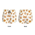 thumbnail image 3 of Cauagu Squirrel Playing Print Women's 2 in 1 Running Shorts Athletic Workout Gym Yoga Shorts Running Shorts for Women-Small, 3 of 7