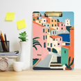 thumbnail image 2 of FORMRS Acrylic Clipboard with Low Profile Clip Standard A4 Letter Size, 12.5" x 9", Art City, 2 of 8