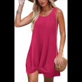 thumbnail image 3 of Vestido de Mujer con Estampado Floral, Color Rosa y Rojo Talla S, 3 of 9