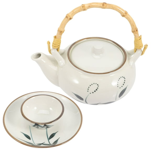 Soimiss Unique Japenese Teapot Multicolor Fine Craftsmanship Comfortable Grip for Home 1Set