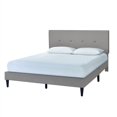 thumbnail image 4 of Home Fare MidCentury Modern Queen Platform Bed in Gray Fabric, 4 of 10
