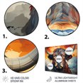 thumbnail image 3 of Designart "Bison Noble Giant Shape Art" Animals Metal Art Living Room, 3 of 5
