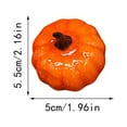 thumbnail image 3 of 12*Simulated Pumpkin Clearance! Nomeni Artificial Pumpkins Simulation Pumpkins Model Decoration Creative Foam Pumpkins, Room Decor Promotion Sale! Orange, 3 of 8