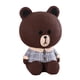thumbnail image 1 of Hucha para niños con forma de oso pardo con forma de cerdito, 1 of 1