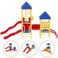 thumbnail image 3 of 1 Set Mini Playground Model Mini Children's Playground Model Miniature Sand Table Decoration, 3 of 4