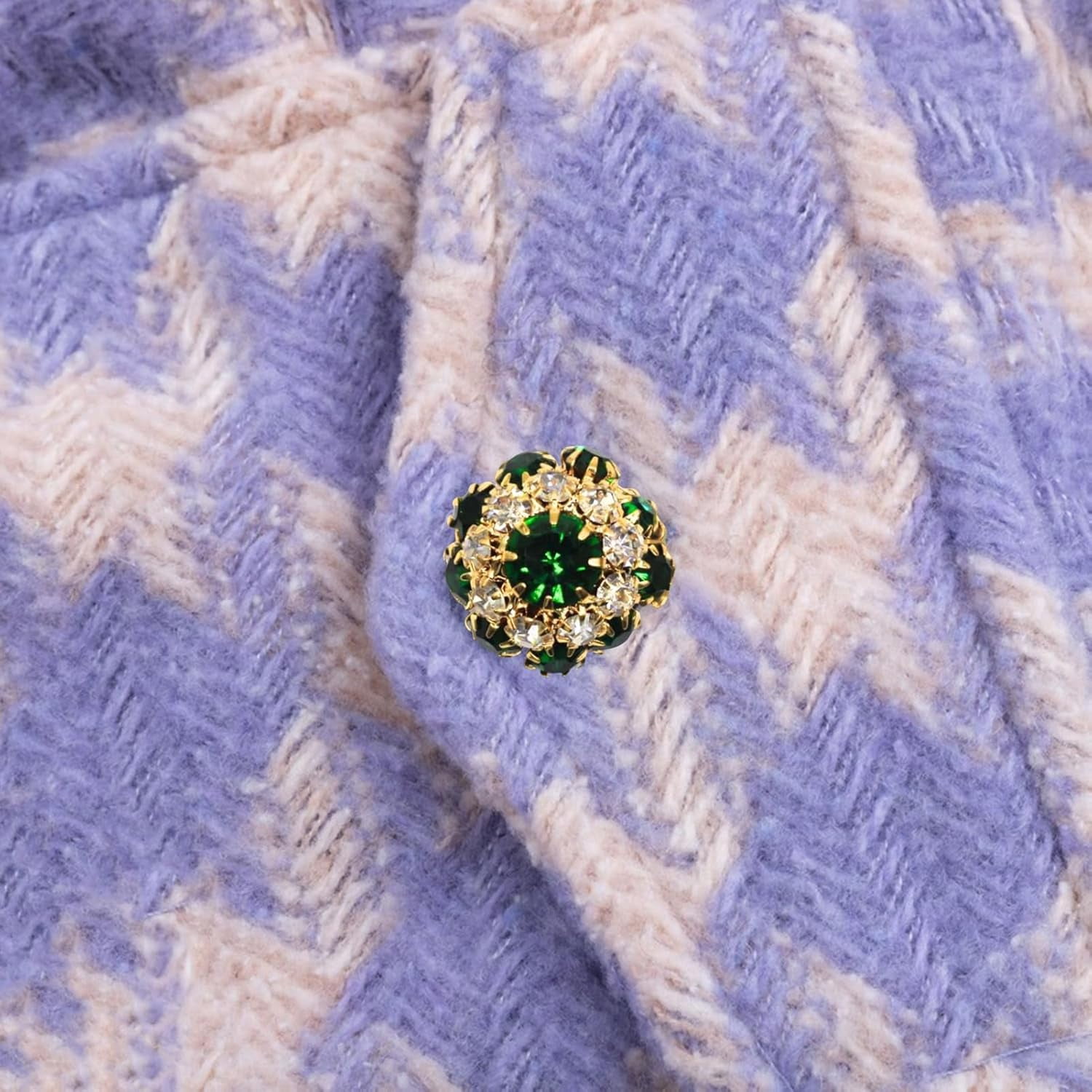 10PCS Rhinestone Button Covers,Crystal Buttons for Clothing,Detachable Shirt Button Clips Buttons Jewelry,Button Snaps with Pliers Press,Decorative Buttons for Dress Suit Tux Shirt Accessories