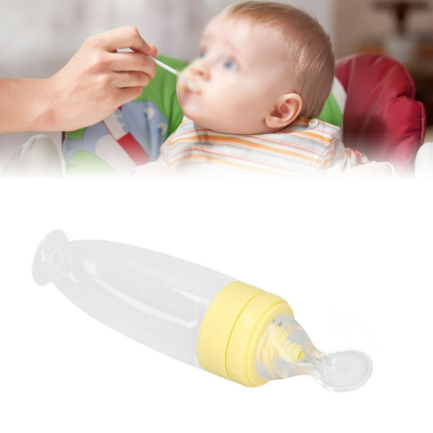 Baby Spoon Bottle Feeder Filter Cover Feeding Spoon For Home For Outdoor For Indoor White Pink Yellow Blue