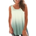 thumbnail image 1 of Yuyuzo Débardeurs pour Femmes Été Sans Manches T-Shirt Décontracté Col Rond Chic Color Block Blouse Fluide de Plage, 1 of 6