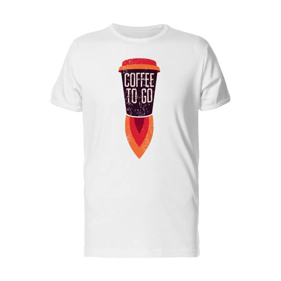 Coffee To Go Sky Rocket Tee Men's -Image by Shutterstock