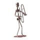 thumbnail image 5 of Estatua de hombre músico, decoración de escritorio, decoración del hogar, alambres de hierro y tornillos, estatua, figura artística para estantería, mesa, festival, boda Trombón, 5 of 8