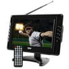Tyler TTV703 10" Portable Widescreen LCD TV with Detachable Antennas, USB/SD Card Slot, Built in Digital Tuner, and AV Inputs
