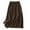 A1-Coffee, variant on Womens Summer Skirts with Pockets Casual Linen Skirt Trendy Midi Skirts A Line Swing Skirts