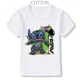 thumbnail image 5 of Camiseta de algodón con estampado de puntadas de verano para niños, nueva camiseta Kawaii de Disney para niños y niñas, ropa informal, camisetas de dibujos animados Harajuku para niños, camisetas para, 5 of 5