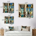 thumbnail image 4 of Designart "Infinity of Golden Spheres II" Modern Abstract Framed Wall Art Set Of 2 - Traditional Yellow Frame Gallery Set For Office Decor, 4 of 6