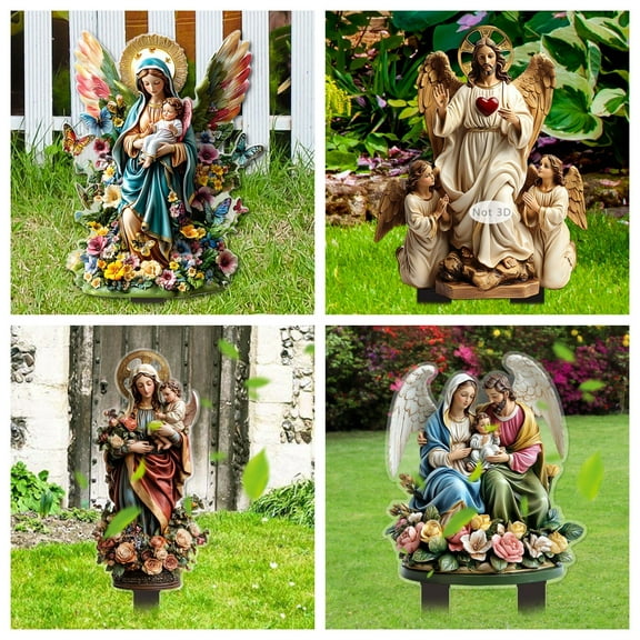 Tupukom Decorative Garden Stake Garden Decoration Statues for Pathway Patio Yard Lawn Garden Gifts for Women