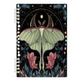 thumbnail image 2 of Wirebound Notebook Hardcover Spiral Notebooks Beautiful Moth, 60 Pages, 80 GSM, 5.7 x 8.3in, 2 of 7