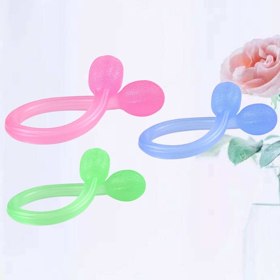 FUEENIRVA 3Pcs Fitness Bands Blue NBR Chest Exercise Equipment For Gym Training 13.6x1.3in