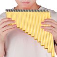 thumbnail image 3 of Flute 18 Pipes Panpipe Music Wind Instrument &Bag for Beginners Student，Gift Idea For Beginner Musician, 3 of 5
