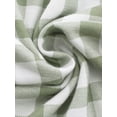 thumbnail image 5 of Pantalones de pijama de cuadros para mujer con cintura elástica y bolsillos, pantalones de lounge largos, cuadros verdes, 5 of 5