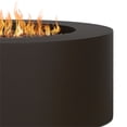thumbnail image 3 of Real Flame Aegean 36" Round Steel Propane or Natural Gas Fire Pit Table in Dark Bronze, 3 of 10