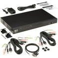 thumbnail image 3 of Eaton Tripp Lite Series 8-Port HDMI/USB KVM Switch with Audio/Video and USB Peripheral Sharing, 1U Rack-Mount, TAA - 8 Computer(s) - 4 Local User(s) - 1920 x 1200 - 11 x USB - 9 x HDMI - Rack-mount..., 3 of 3