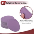 thumbnail image 3 of Unique Bargains 50 Pcs Car Wood Sanding Discs Smoothing Hook & Loop Sandpaper for Woodworking, Automotive Refinishing 3.94" 180 Grit Purple Aluminum Oxide, 3 of 6