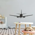 thumbnail image 2 of Air Craft Wall Decals for Boys Bedroom - Wide-body Airplane in Air Plane DIY & Creativity Boy Girl Bedroom Wall Sticker - Size: 40 In x 16 In, 2 of 5