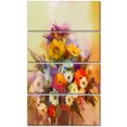 thumbnail image 2 of Bouquet de Fleurs Peint à la Main - Grande Impression sur Toile Florale, 2 of 3