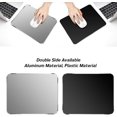 thumbnail image 3 of 2 Pack Gaming Aluminum Mouse Pad (Silver & Black) Compatible with Magic Mouse, DaKuan Smooth Magic Ultra Thin Double, 3 of 5