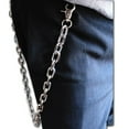 thumbnail image 2 of Men Women Silver Metal Wallet Chain Jeans Biker Rocker Links Biker B8L6, 2 of 9