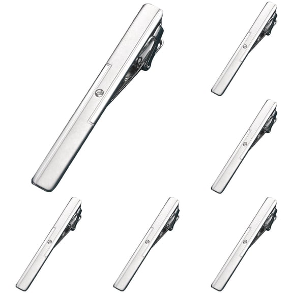 Goowood Men Formal Fashion Tie Clips Business Tie Bar Clasp Pin Suit Accessory for Wedding Party