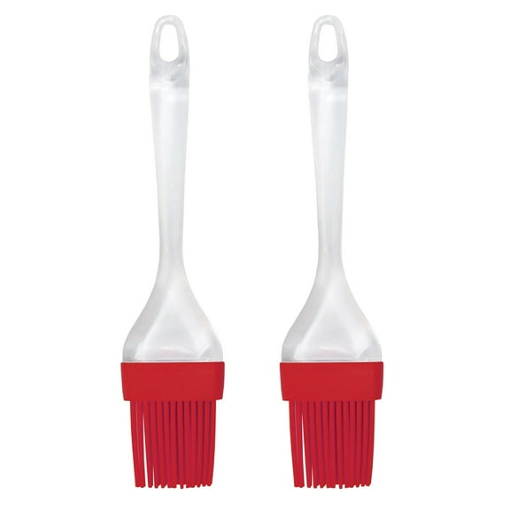 Mrs. Anderson’s Baking Silicone Pastry Brush, Heat Safe Shed-Proof Bristles, 8.5 x 1.5-Inch, Set of 2