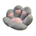 thumbnail image 1 of Bears Paw Shape Plush Sofa Office Cushion Elastic Decoration, 1 of 4