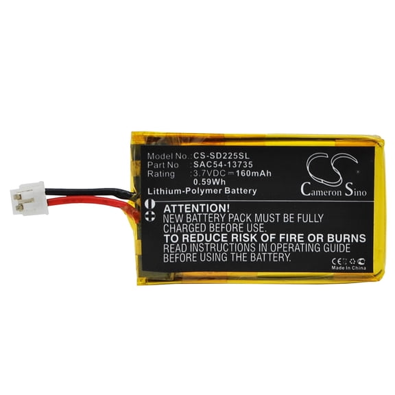 160mAh SAC54-13735 Battery for SportDog SD-825 SR-225 SD-425CAMO SR-225W receiver SR-225S receiver SR-225 receiver