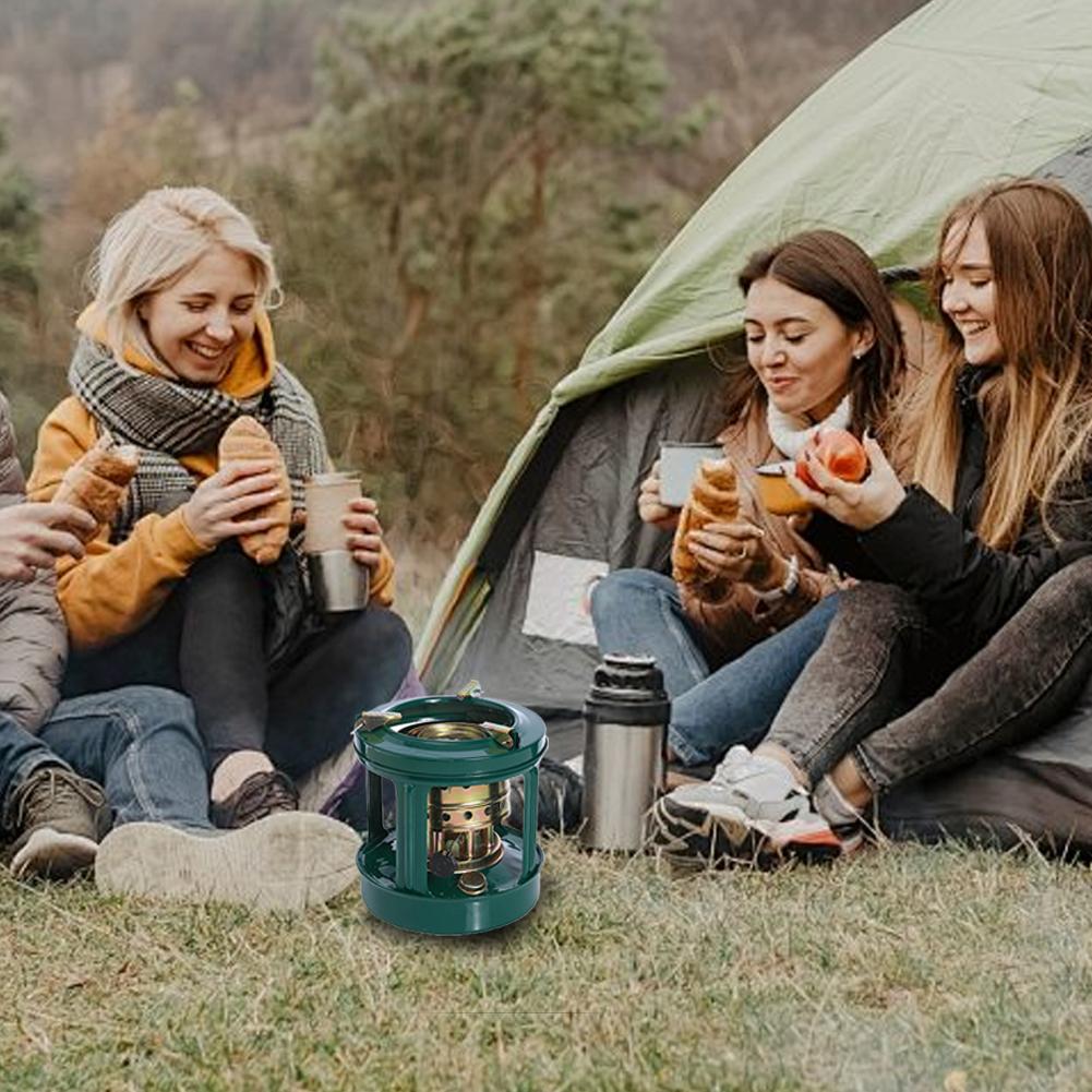 YaoHuan Outdoor Kerosene Stove for Camping, Multi-Fuel Heater with Adjustable Heat for Cooking and Heating