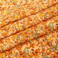 thumbnail image 3 of Singer Fabric, 100% Cotton, Sewing & Crafting, 44" Wide, Orange Floral Packed, Cut by Yard, 3 of 7