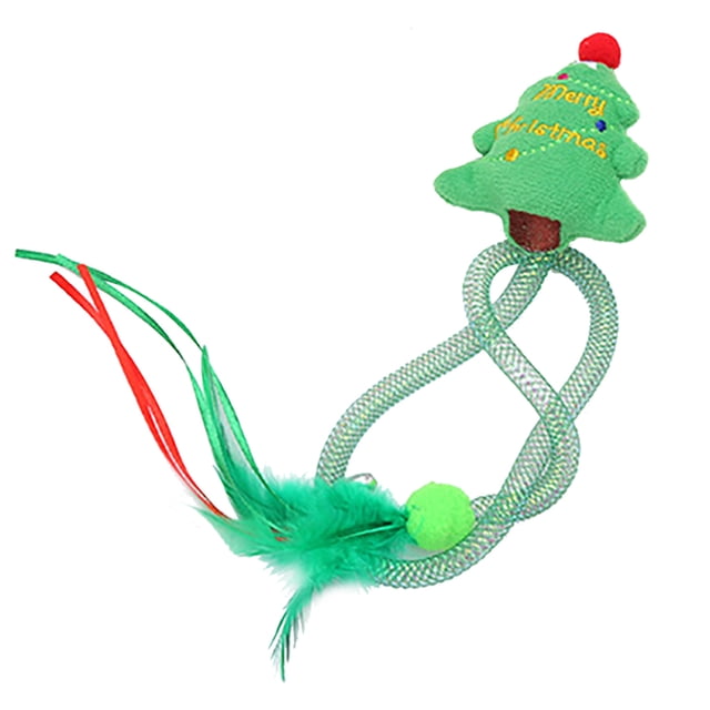 Chritsmas Cat Chew Toy Anti-biting Cat Tree Play Toy Kitten Penguin Catnip Toy