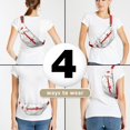 thumbnail image 6 of Fanny Pack White Christmas Gnome Pattern Waist Pack Bag,Running Cross Bag,Waterproof Large Fanny Packs for Women Men for Travel Running Hiking Cycling, 6 of 6