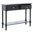 thumbnail image 3 of SAFAVIEH Halton Modern 2 Drawer Console Table, Black, 3 of 7