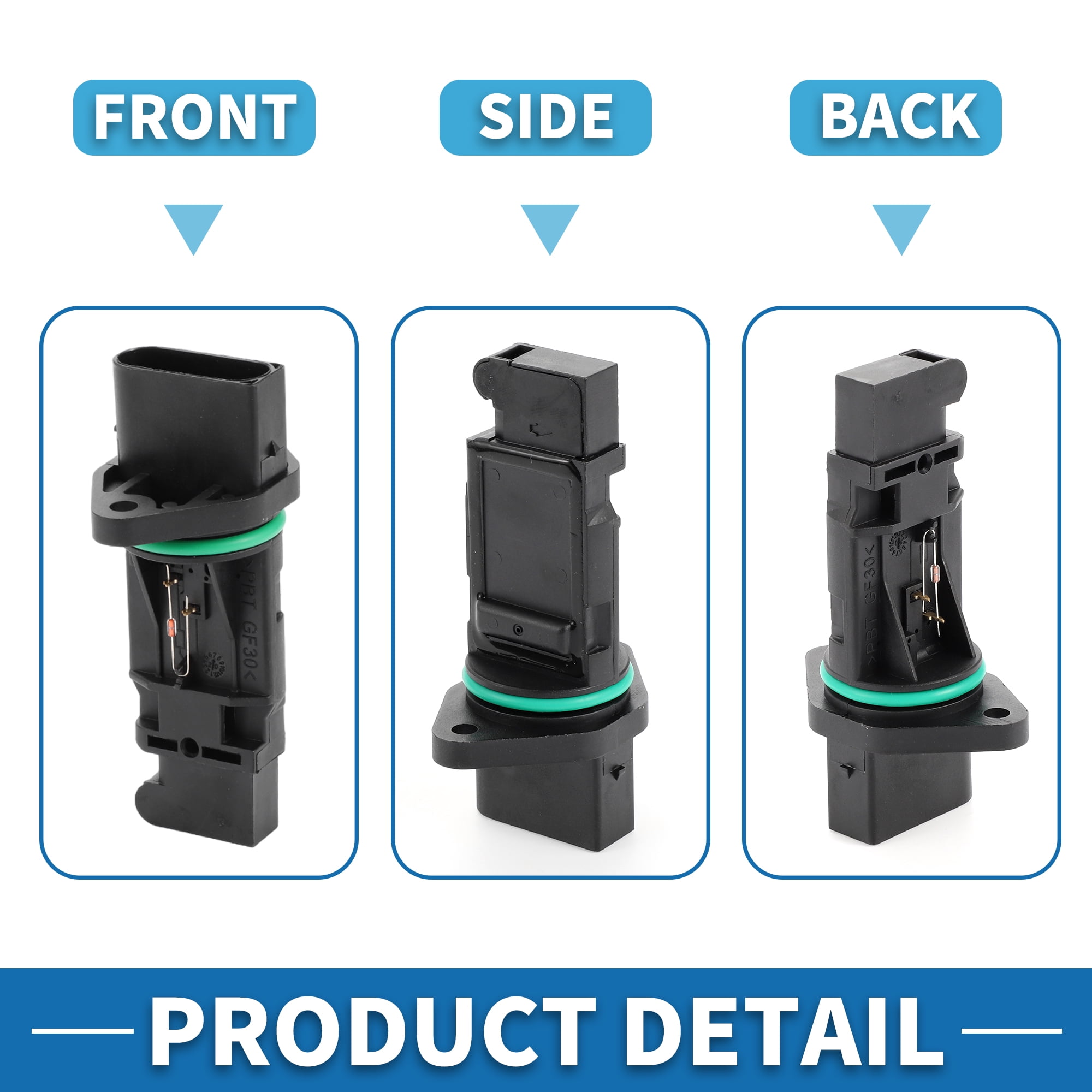 Unique Bargains MAF Sensor No.A1120940148 MAF Mass Air Flow Sensor for Chrysler Crossfire 3.2L V6 2004-2008